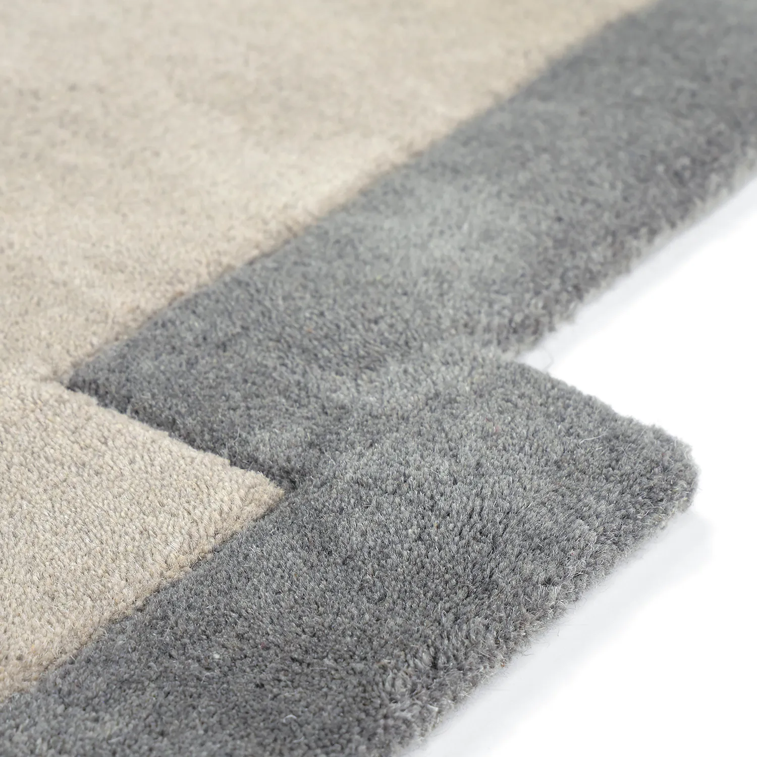 Wool rug - Agra Hand Tufted Wool Premium (grey)