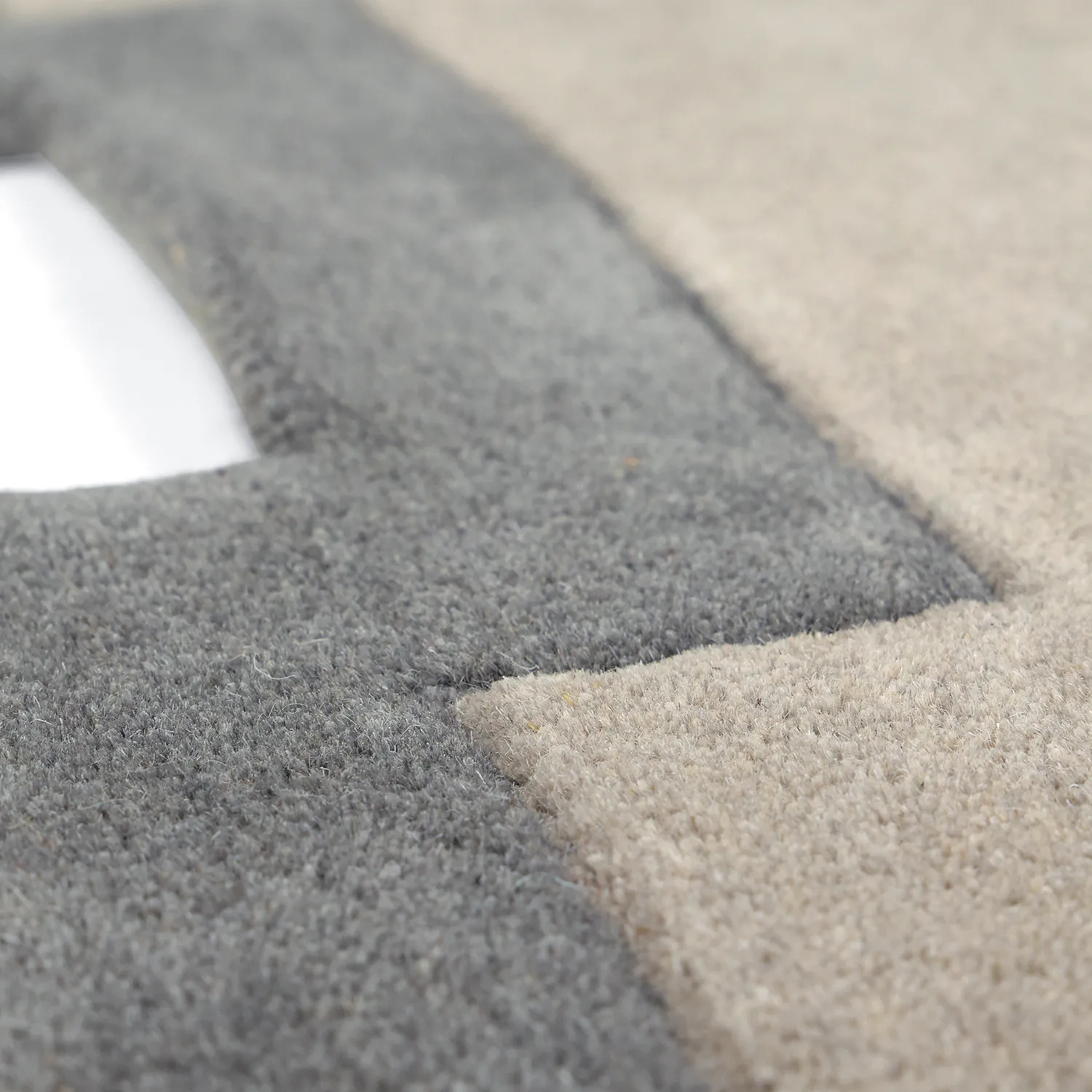 Wool rug - Agra Hand Tufted Wool Premium (grey)