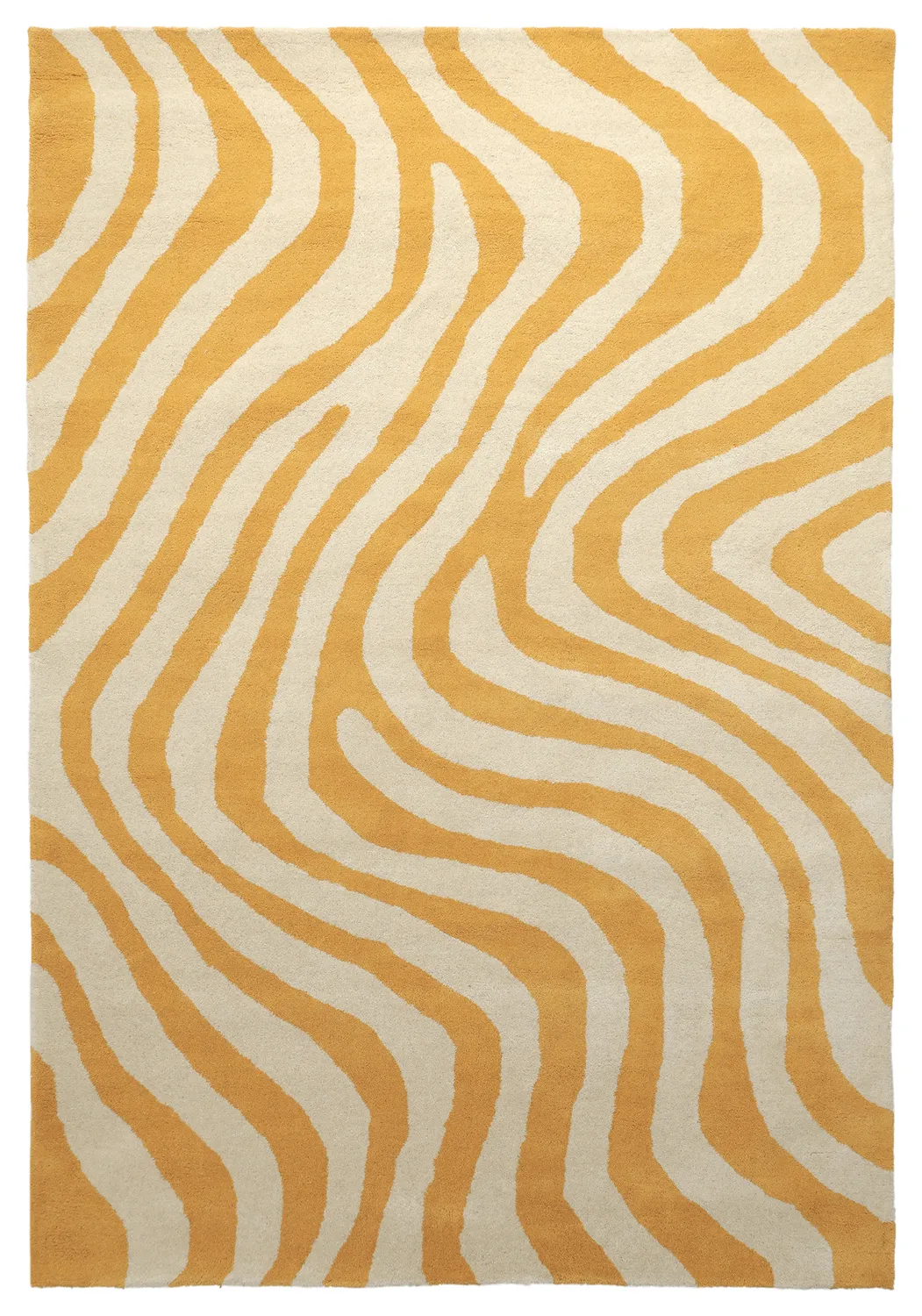 Wool rug - Aiz Hand Tufted Wool Premium (yellow)
