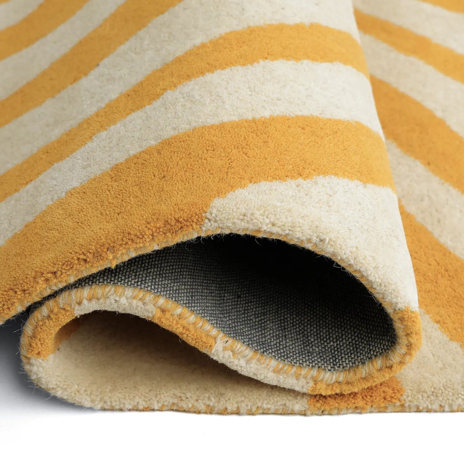 Wool rug - Aiz Hand Tufted Wool Premium (yellow)