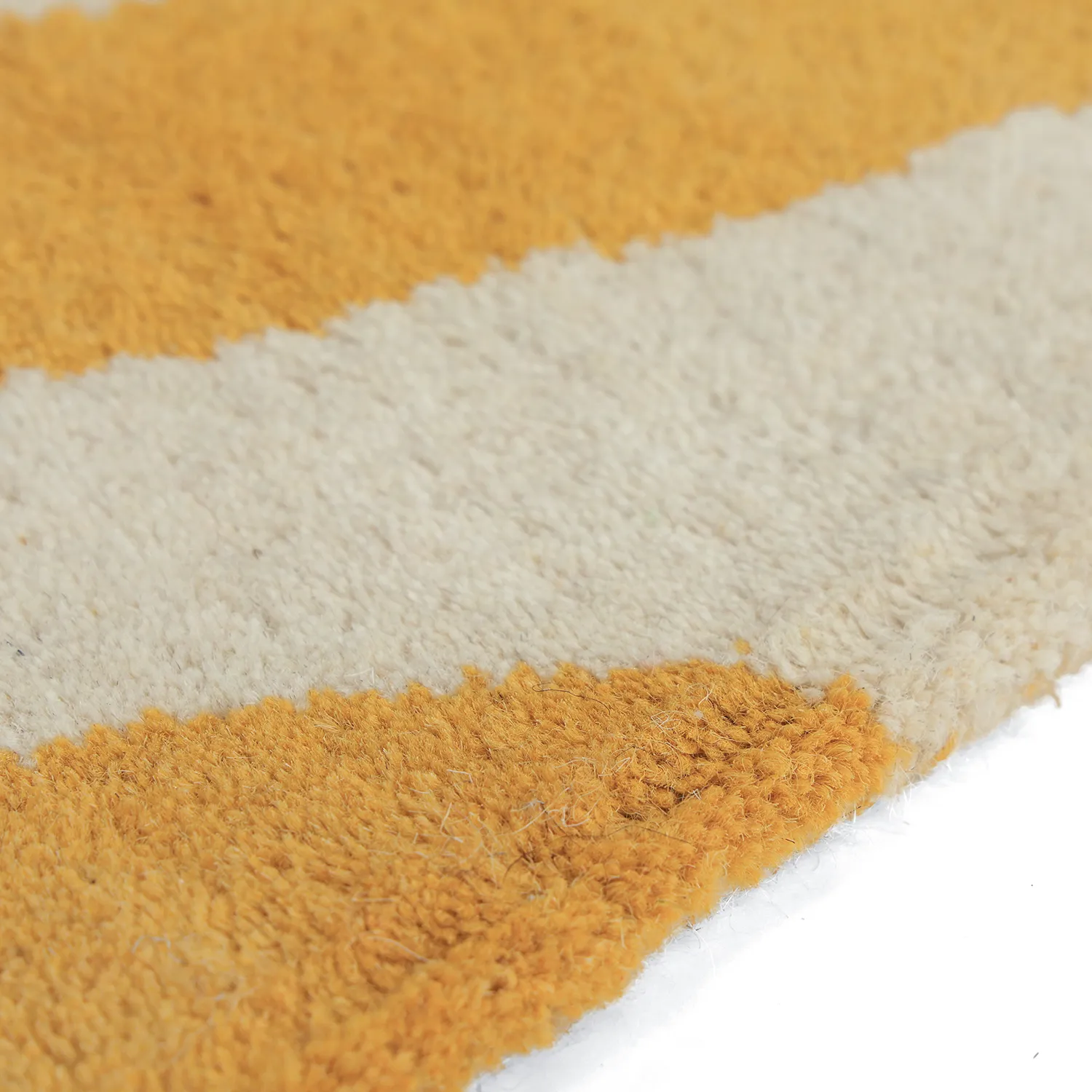 Wool rug - Aiz Hand Tufted Wool Premium (yellow)