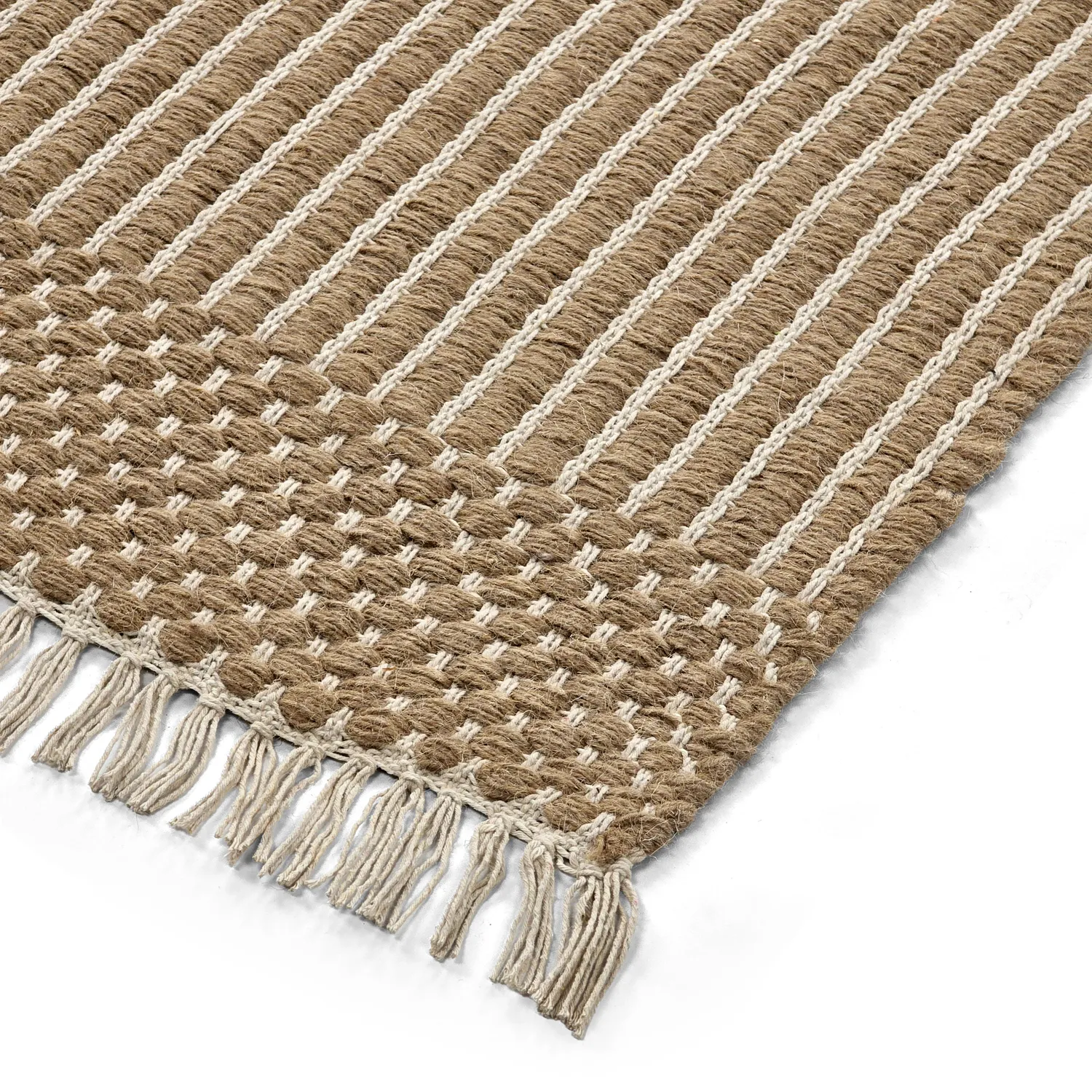 Wool rug - Arbil (beige/white)