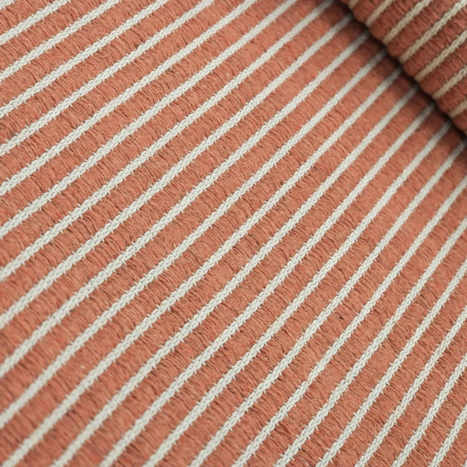 Wool rug - Arbil (terracotta/white)