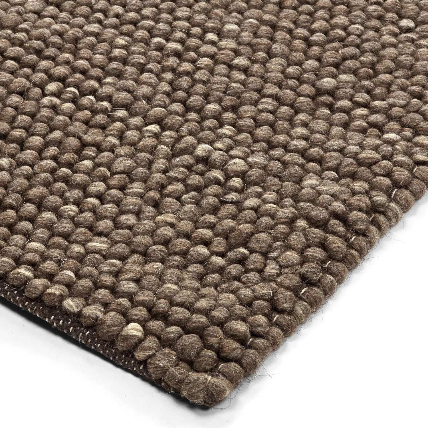 Wool rug - Avafors Wool Bubble (brown/beige)