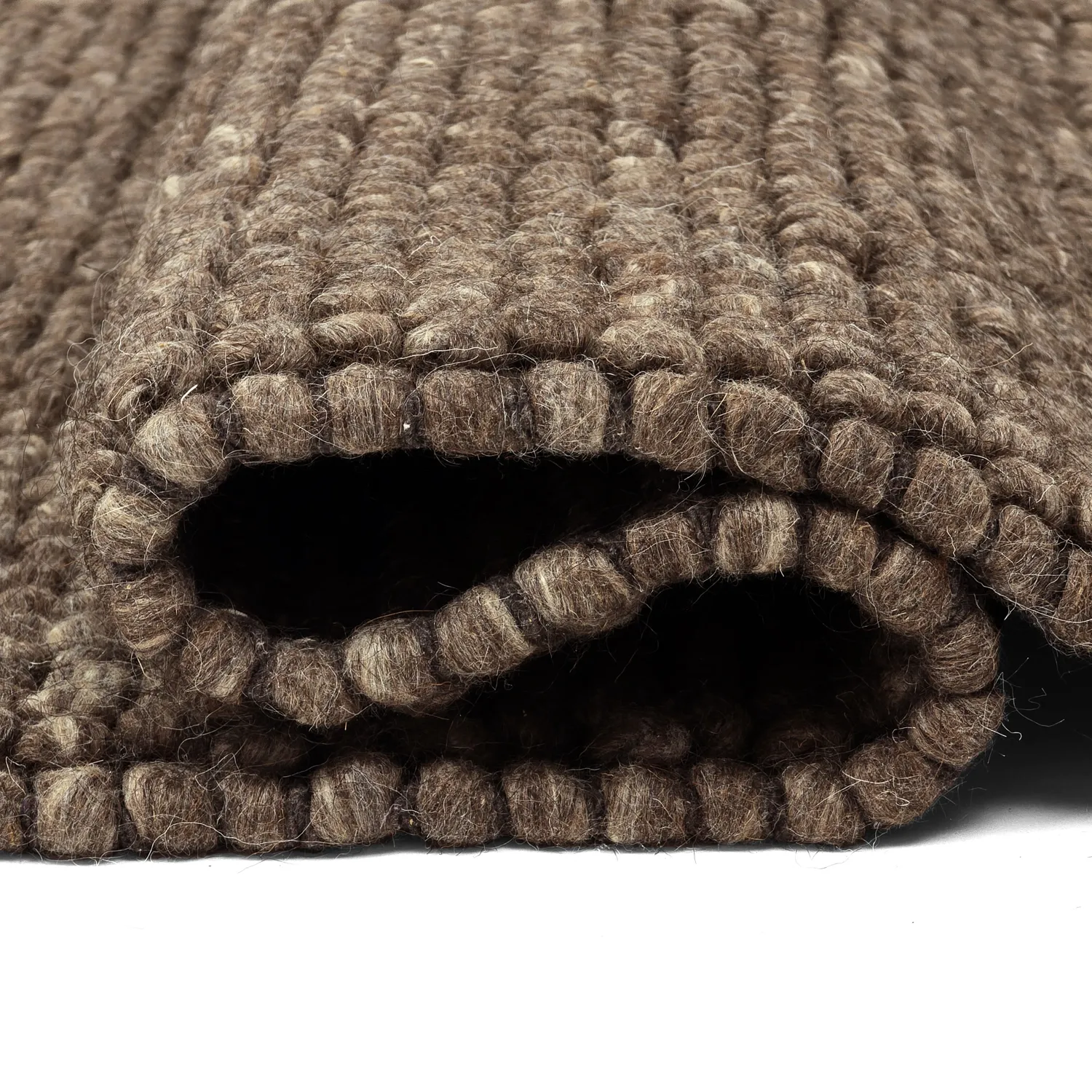 Wool rug - Avafors Wool Bubble (brown/beige)