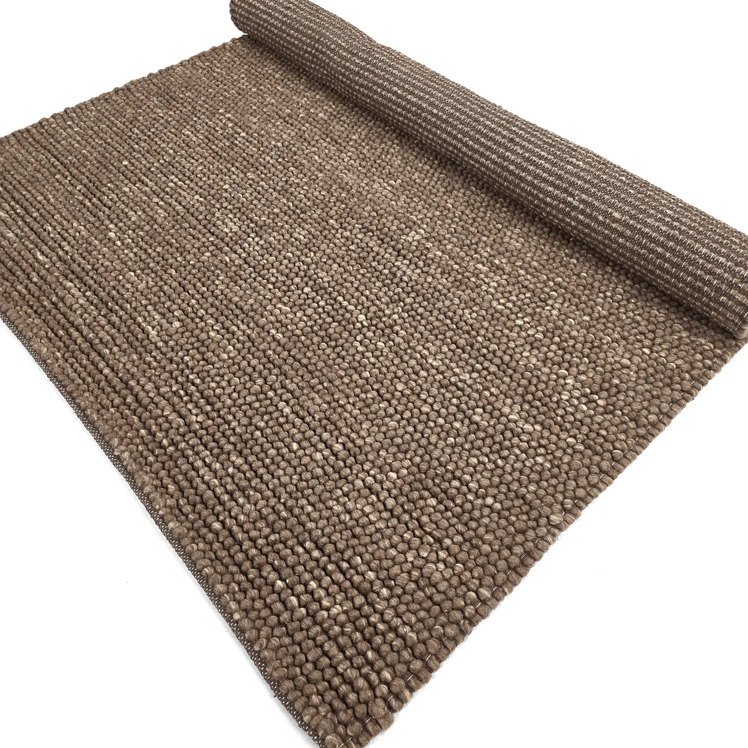 Wool rug - Avafors Wool Bubble (brown/beige)