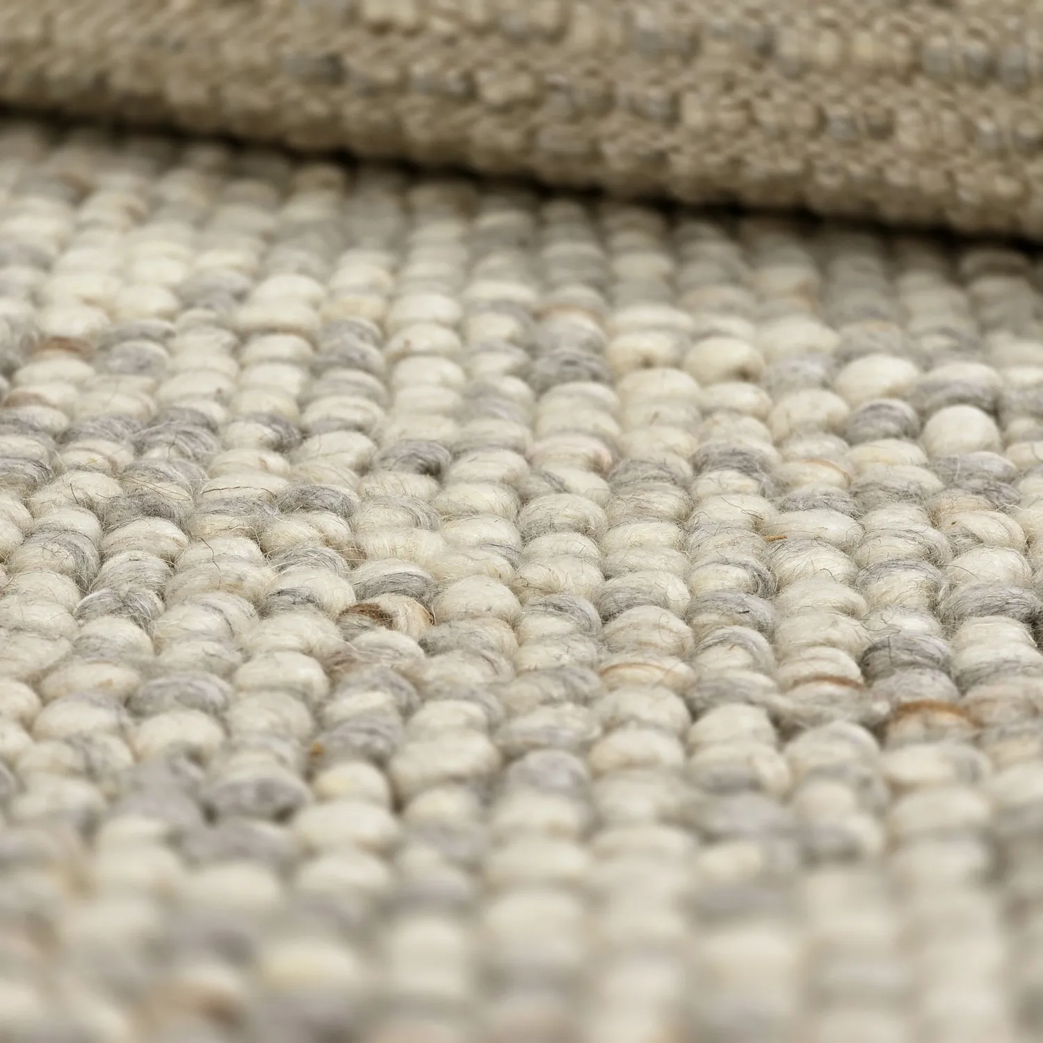 Wool rug - Avafors Wool Bubble (grey/beige)