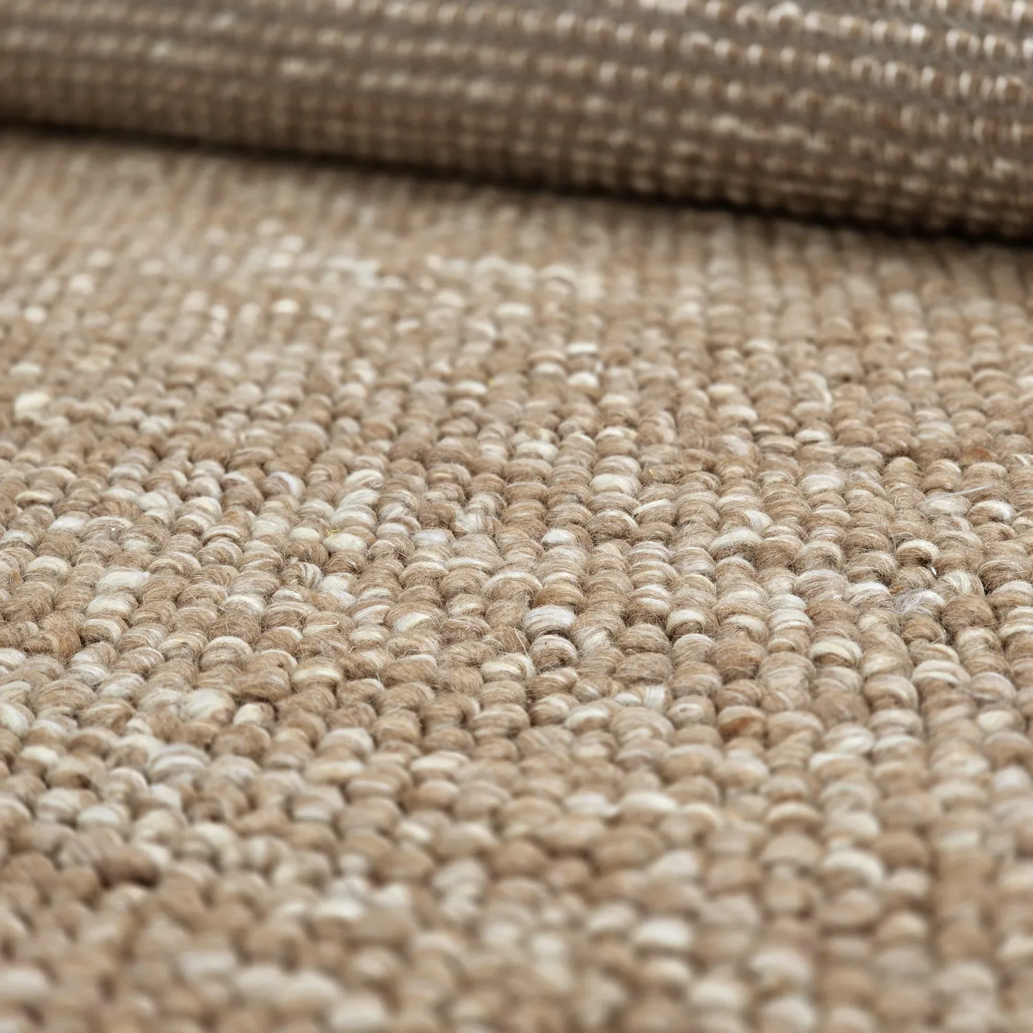 Wool rug - Avafors Wool Bubble (light brown/white)