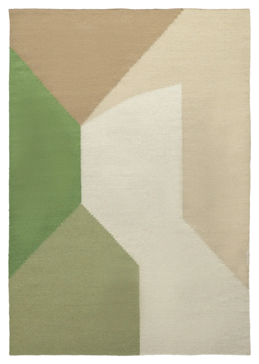 Wool rug - Aveiro (green/multi)
