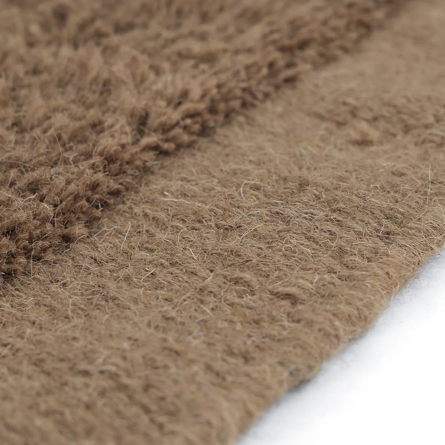 Wool rug - Beja (dark brown)