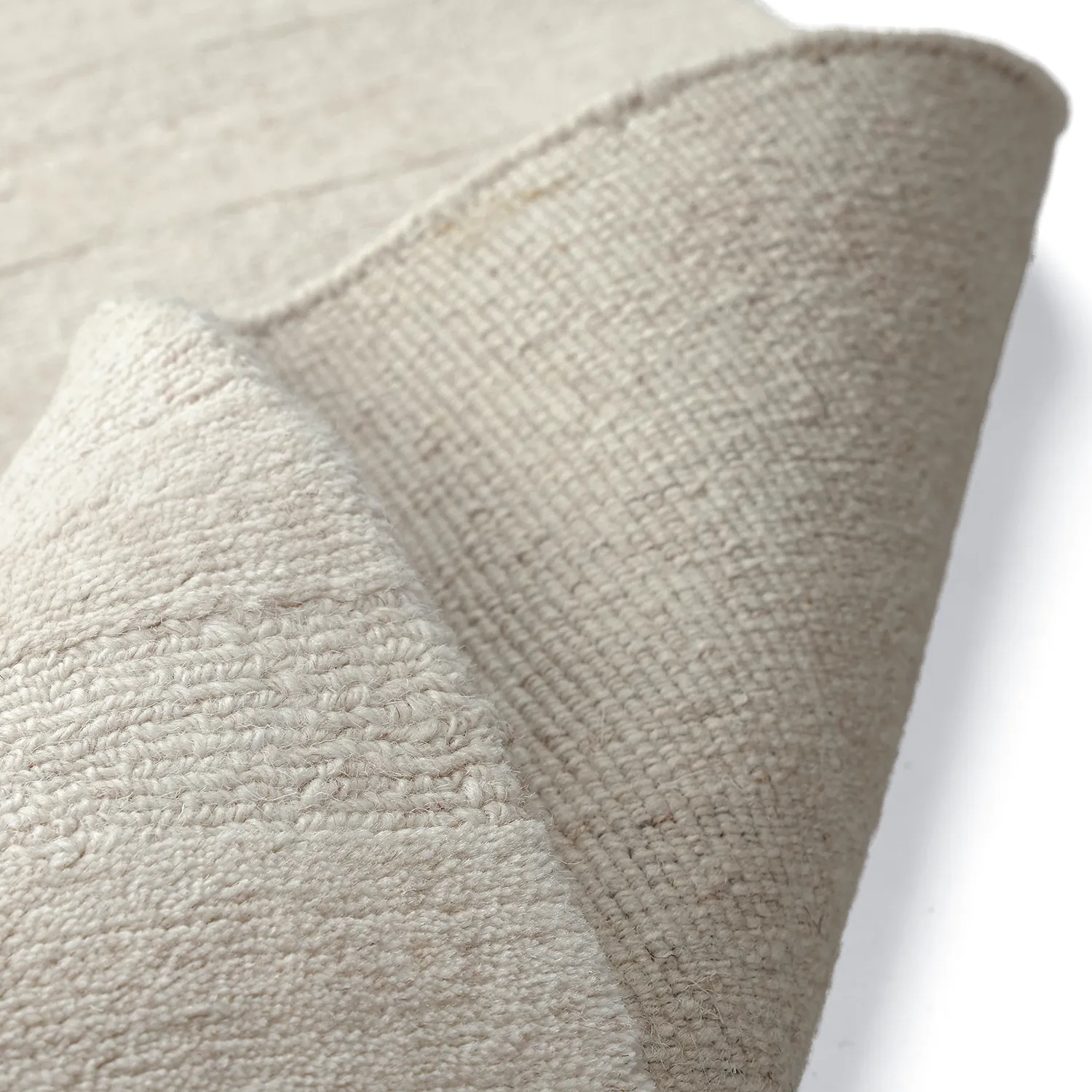 Wool rug - Brenta Handloom Wool Premium (cream)