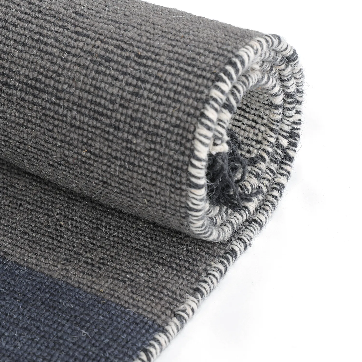 Wool rug - Chaves (blue/gray/white)