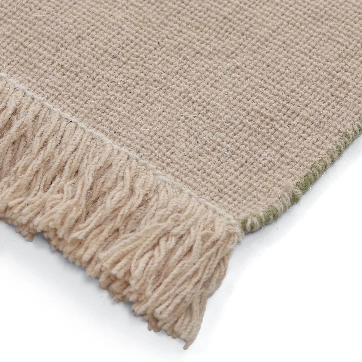 Wool rug - Chaves (green/beige)