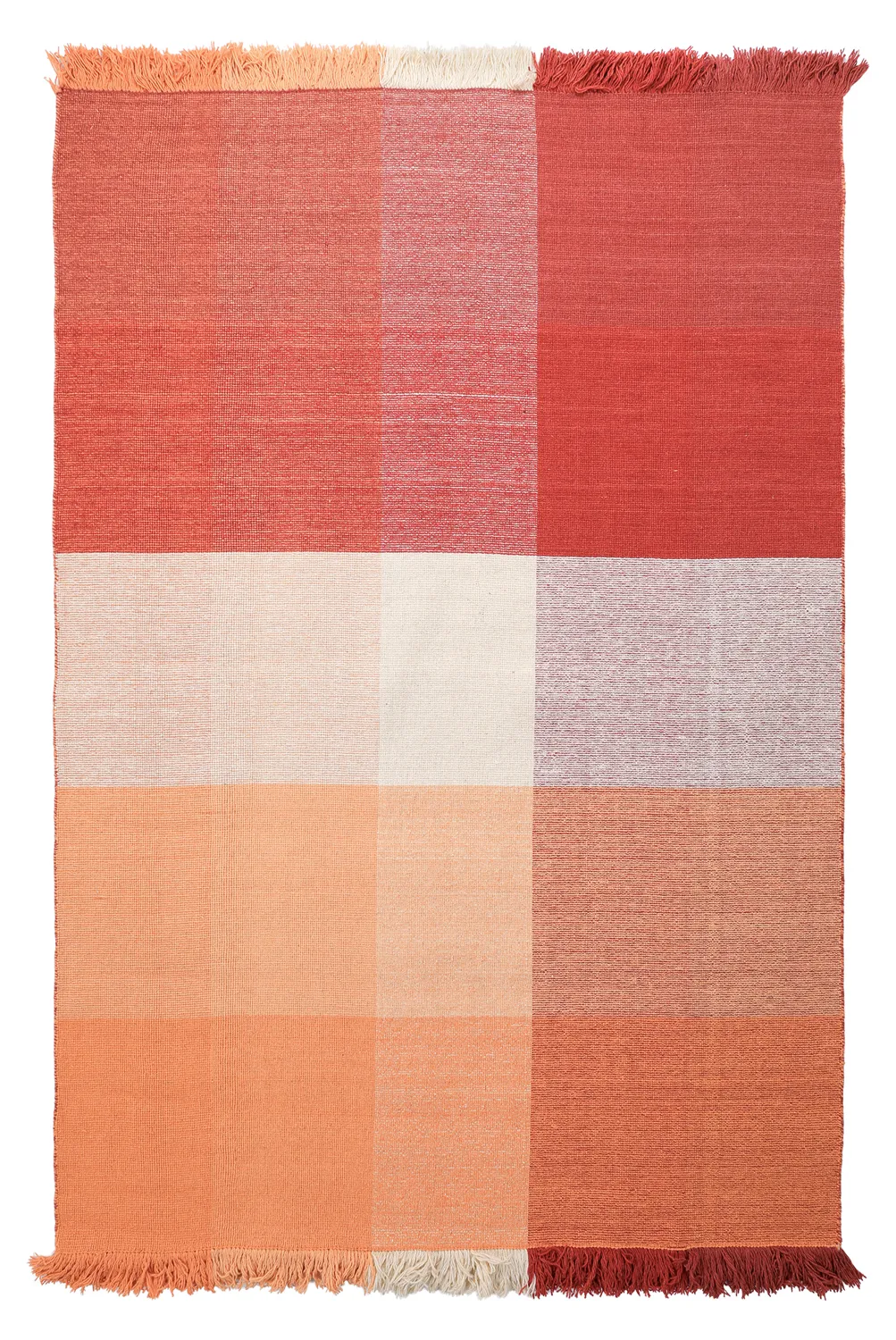 Wool rug - Chaves (red/orange)