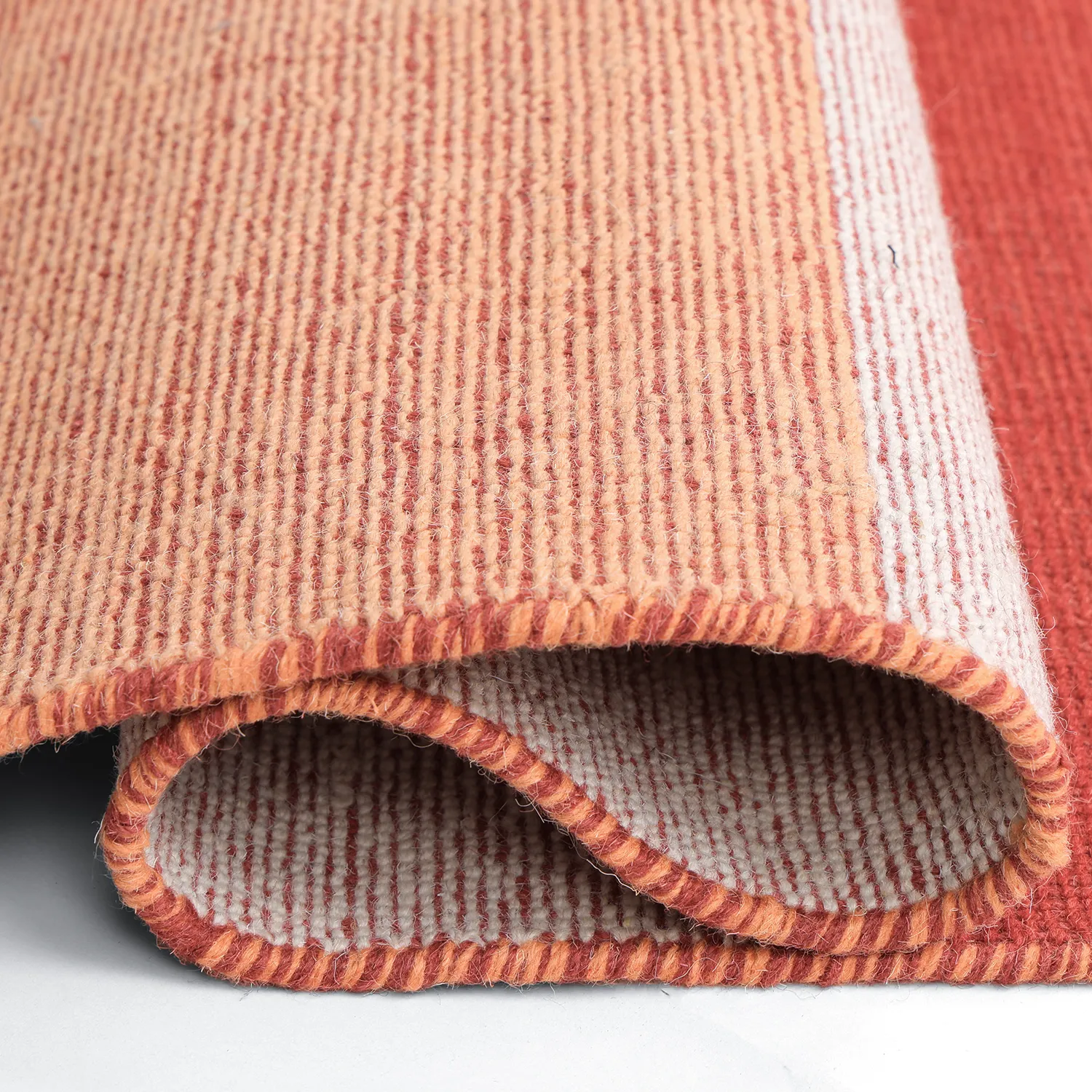 Wool rug - Chaves (red/orange)