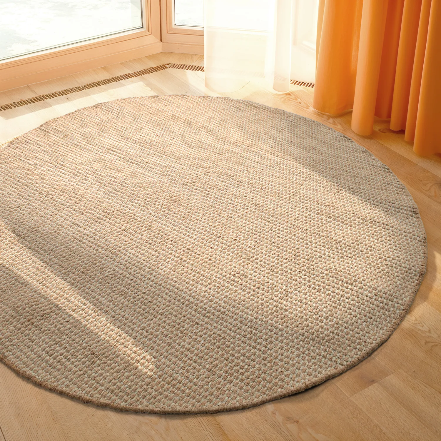 Round rug - Coastal (beige)