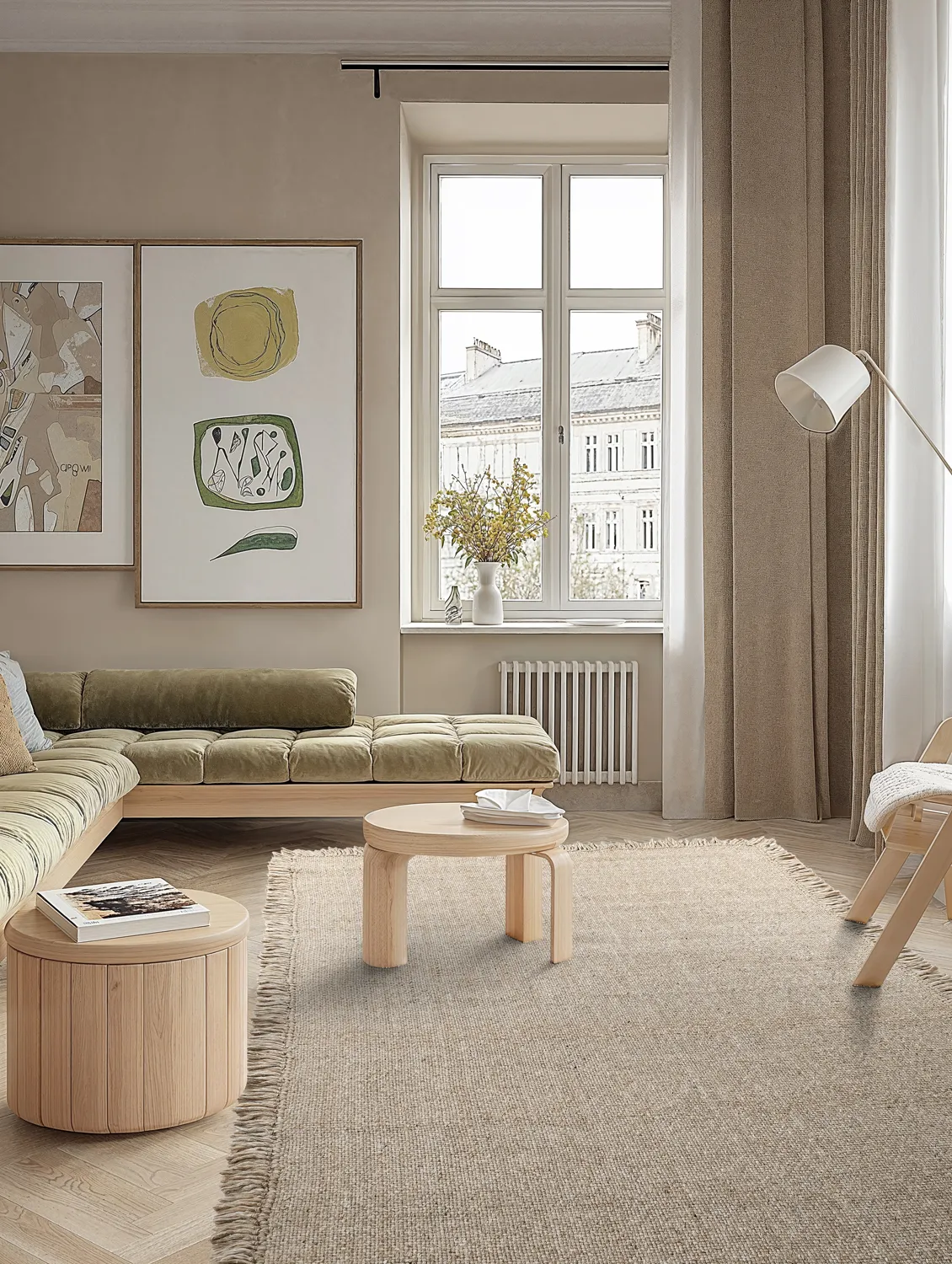 Wool rug - Dalita (brown)