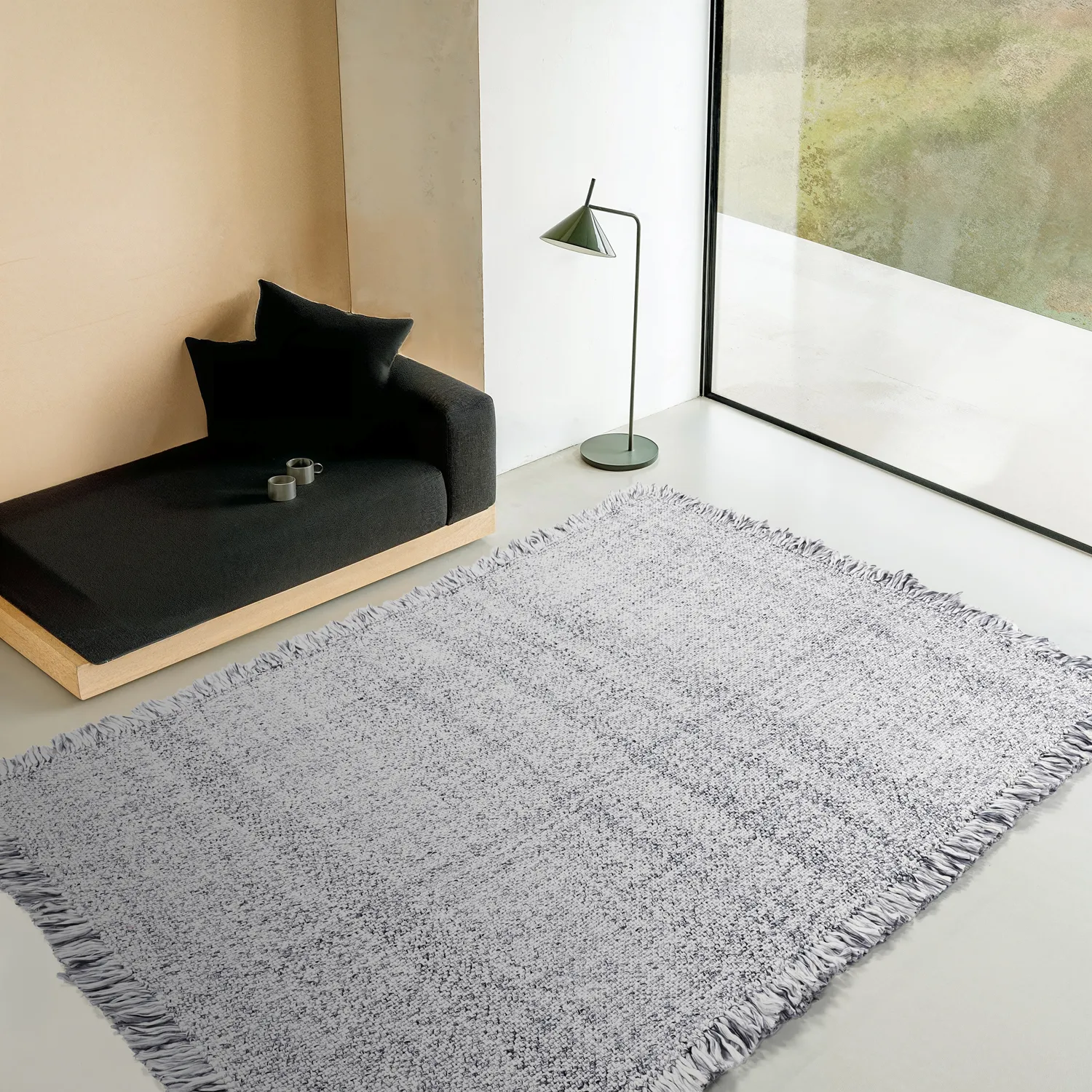 Wool rug - Dalita (grey)