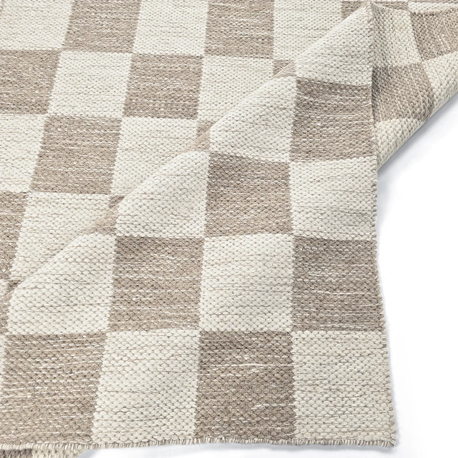 Wool rug - Dundee (beige/white)