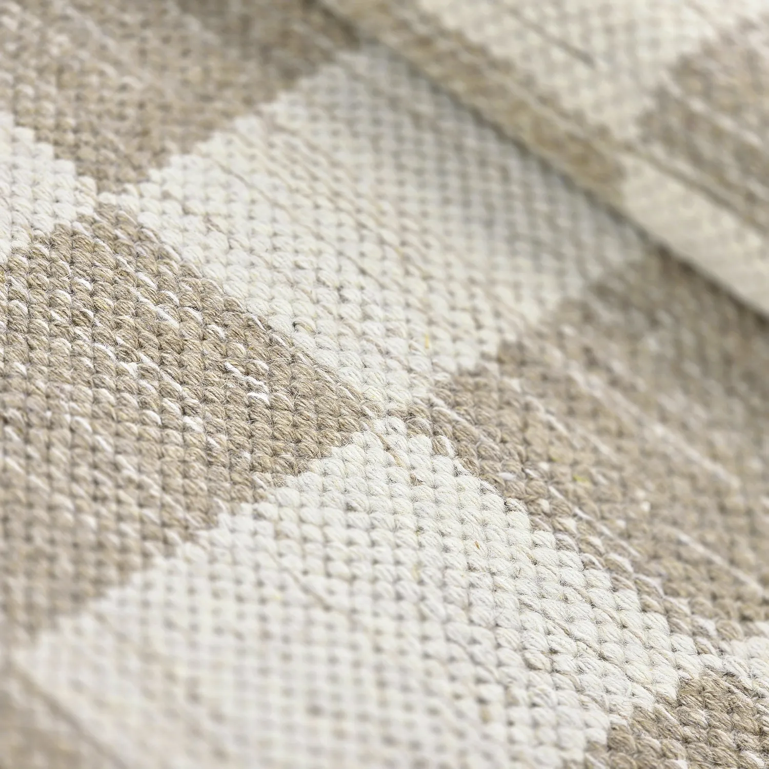 Wool rug - Dundee (beige/white)