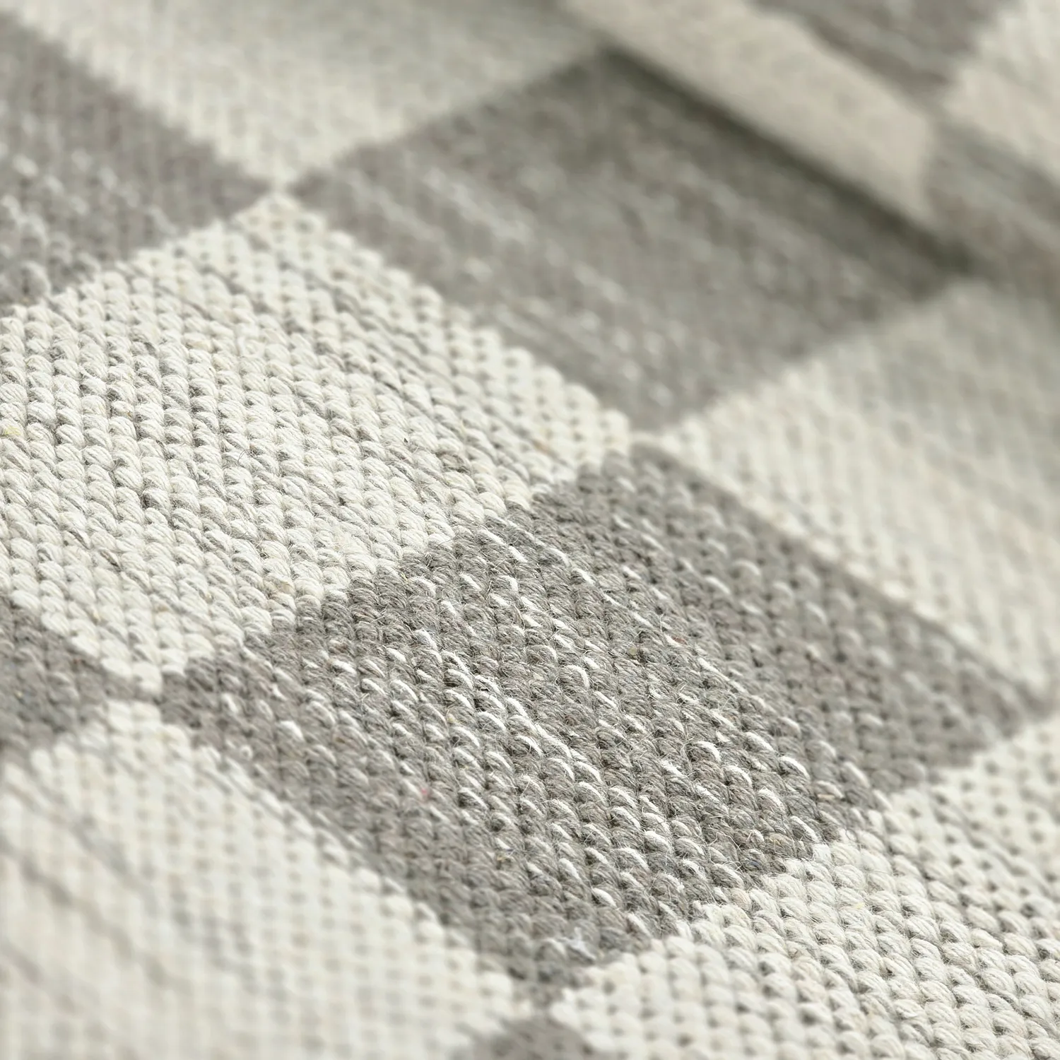 Wool rug - Dundee (grey/white)