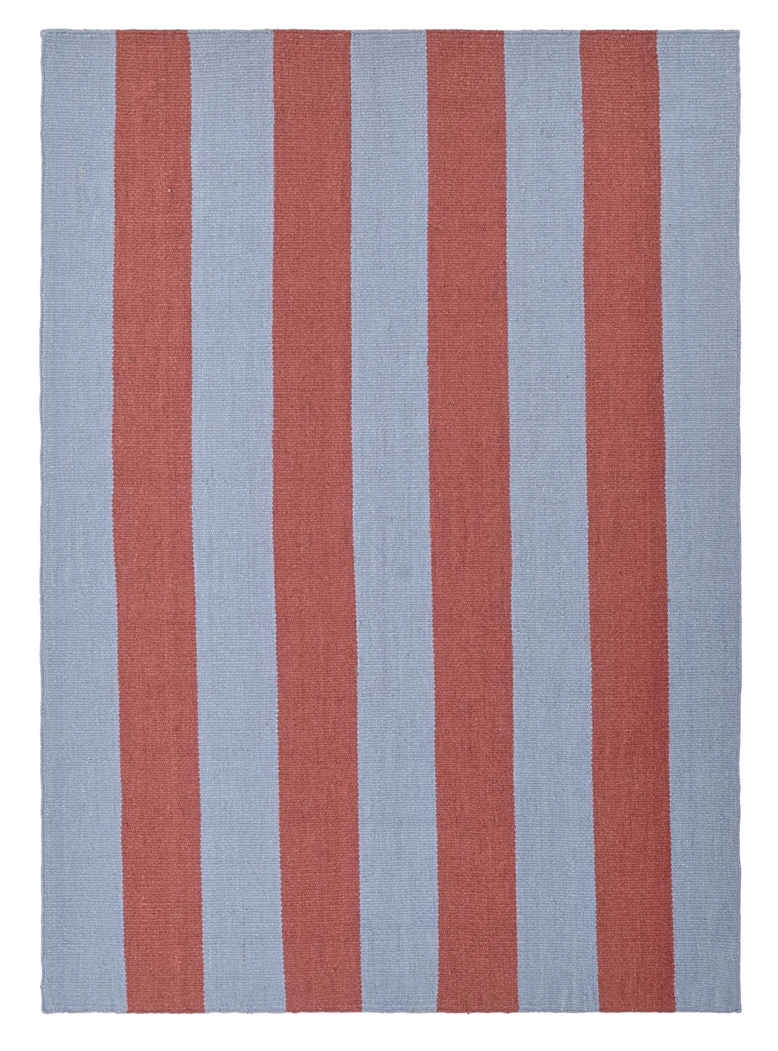 Wool rug - Garine (blue/red)
