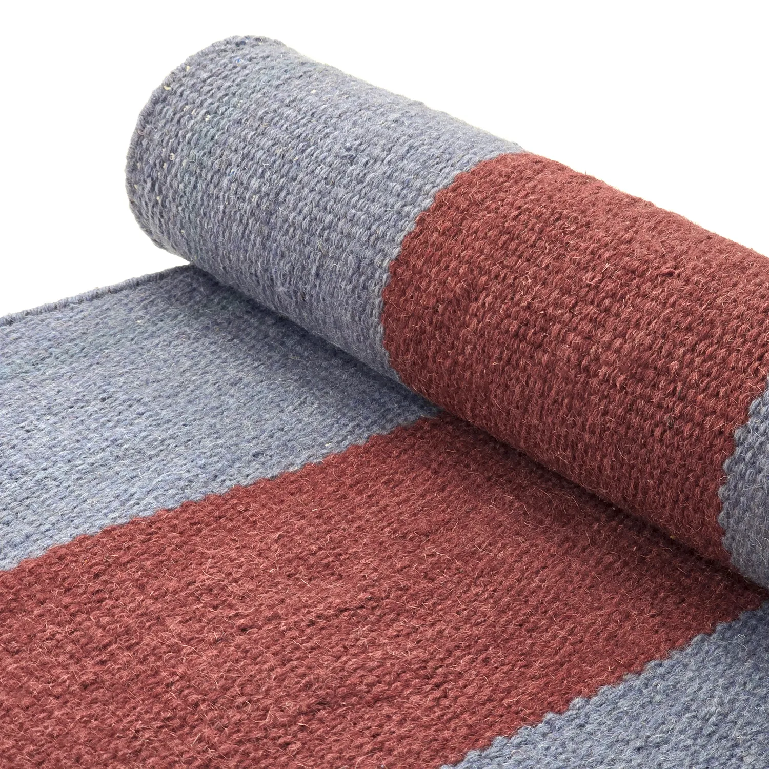 Wool rug - Garine (blue/red)