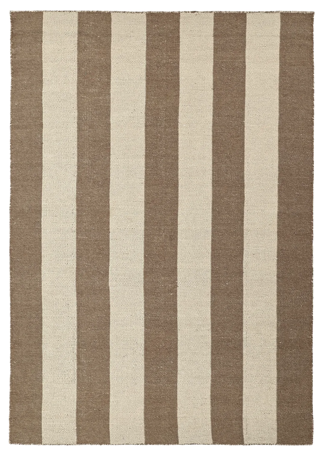 Wool rug - Garine (brown/beige)