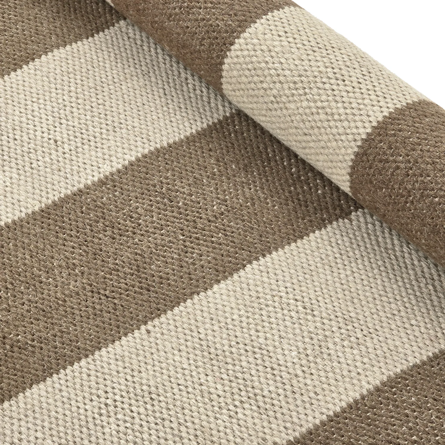 Wool rug - Garine (brown/beige)