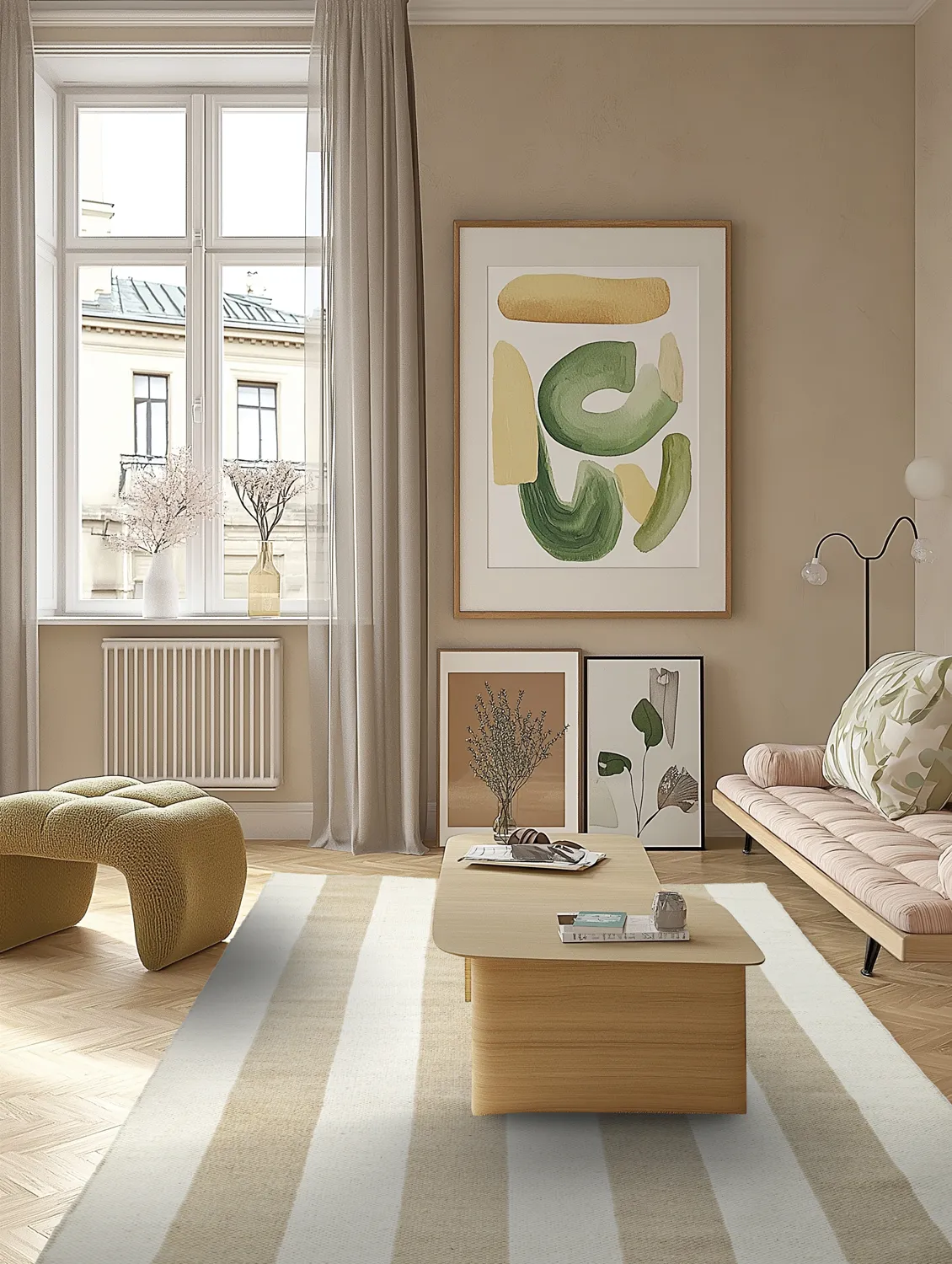 Wool rug - Garine (off white/beige)