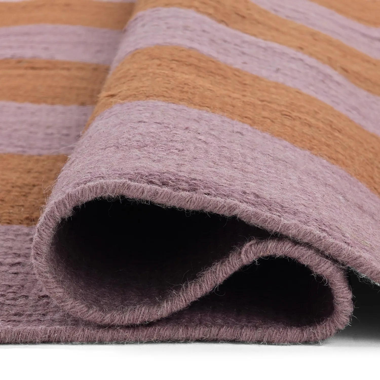 Wool rug - Garine (orange/pink)
