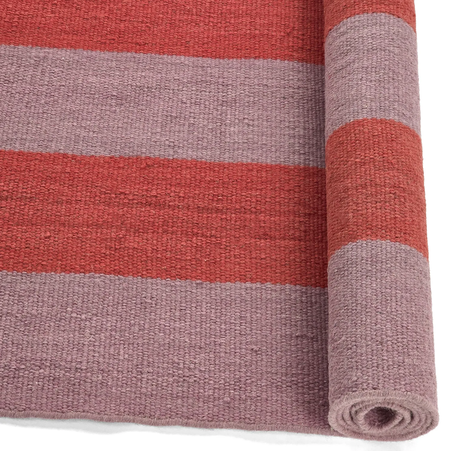 Wool rug - Garine (pink/red)