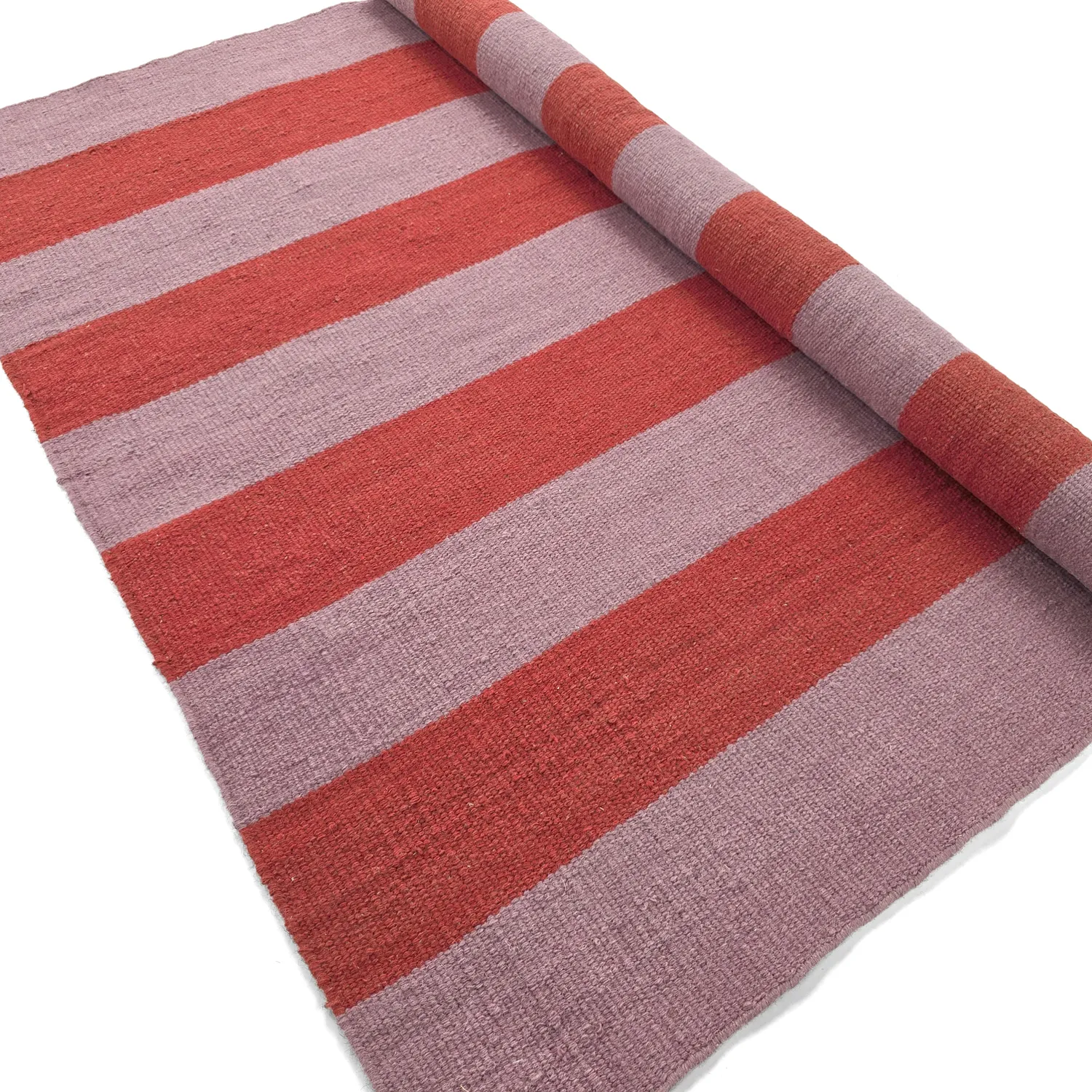 Wool rug - Garine (pink/red)