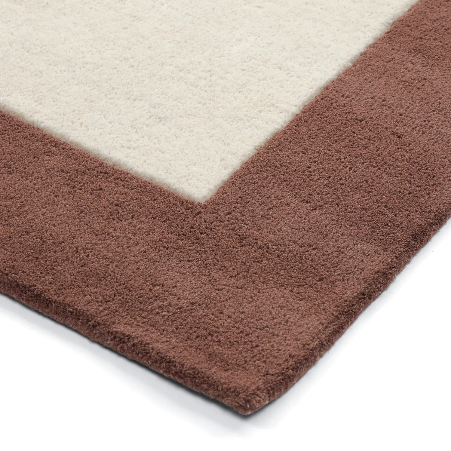 Wool rug - Gaya Hand Tufted Wool Premium (cream/brown)