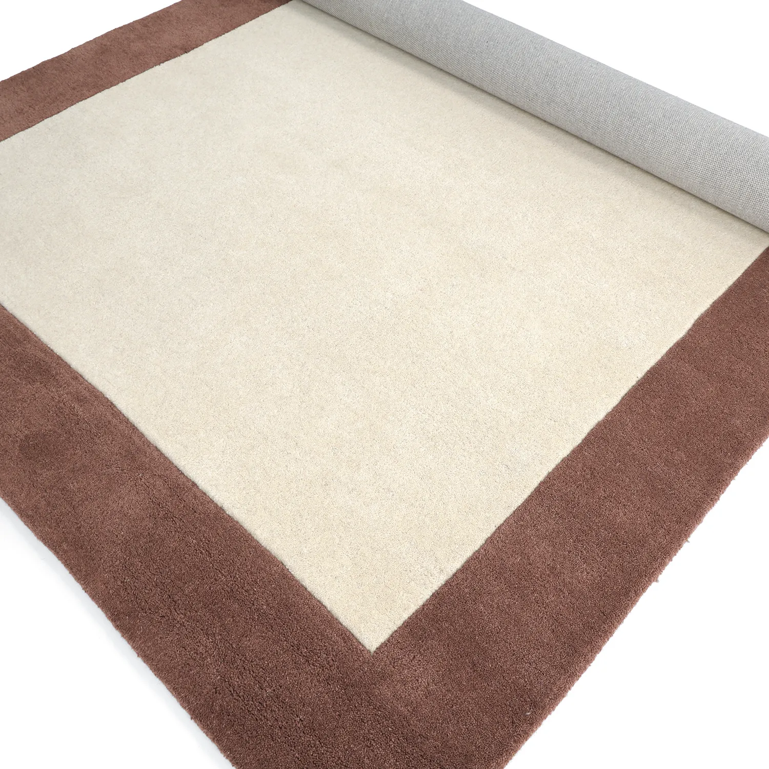 Wool rug - Gaya Hand Tufted Wool Premium (cream/brown)
