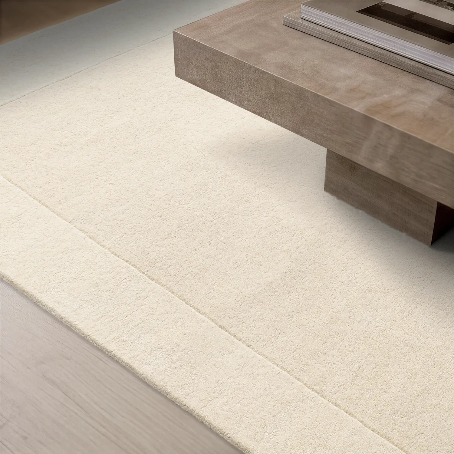 Wool rug - Gaya Hand Tufted Wool Premium (cream/white)