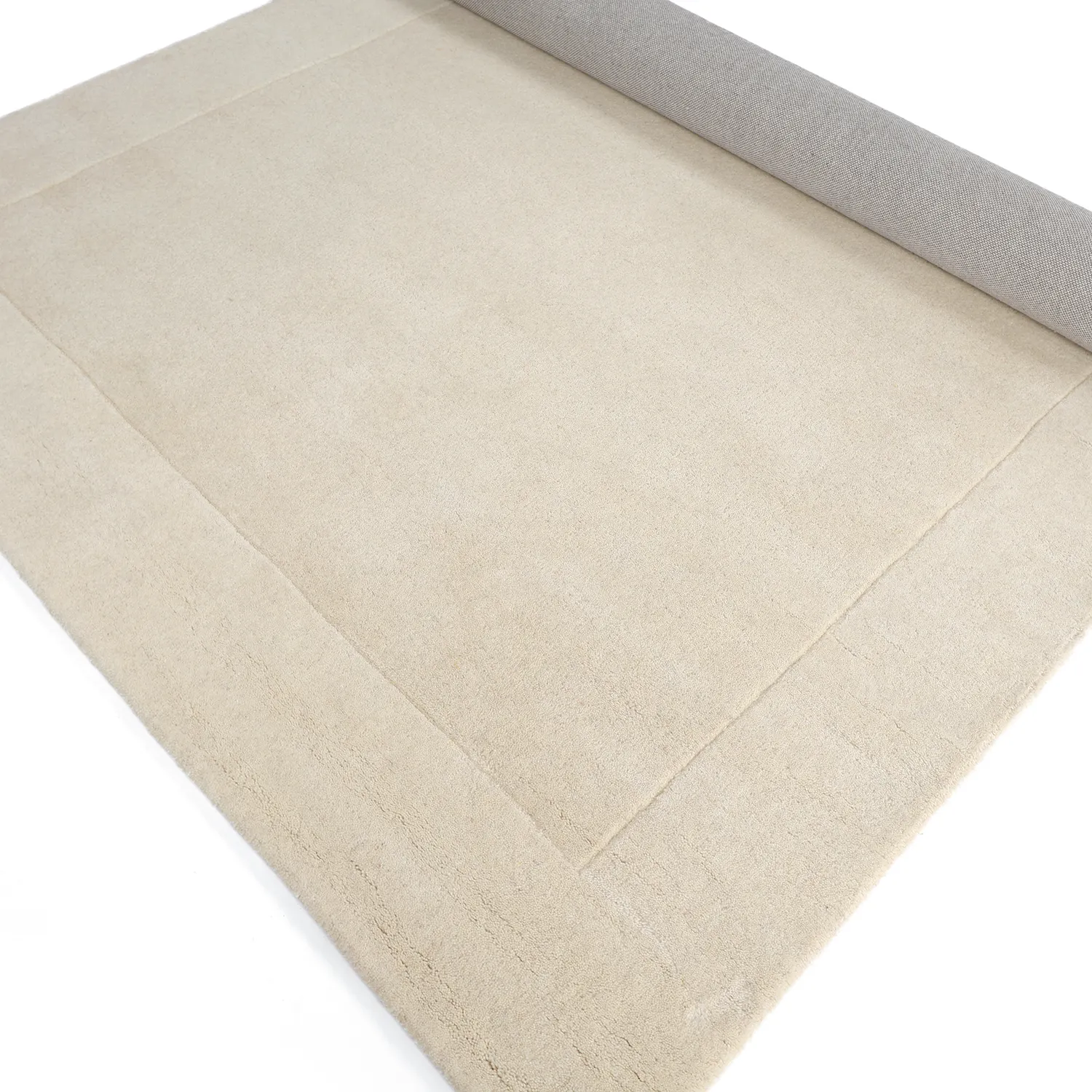 Wool rug - Gaya Hand Tufted Wool Premium (cream/white)