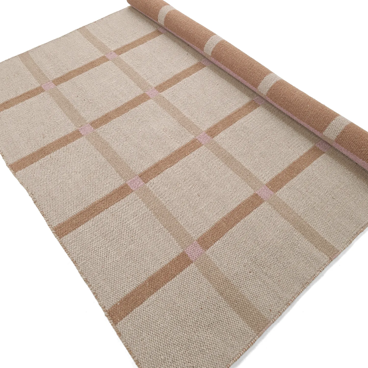 Wool rug - Gingham (no. 2)