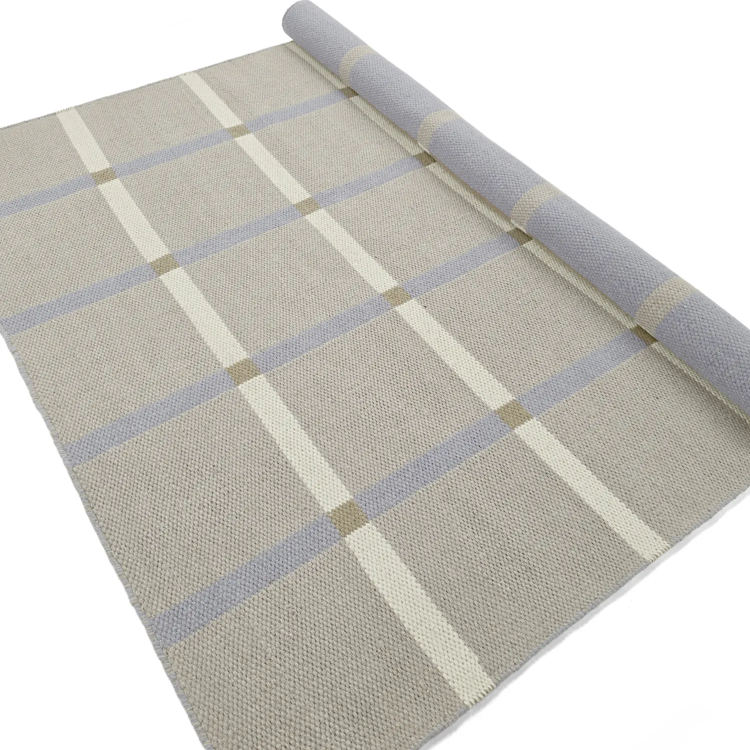 Wool rug - Gingham (no. 5)