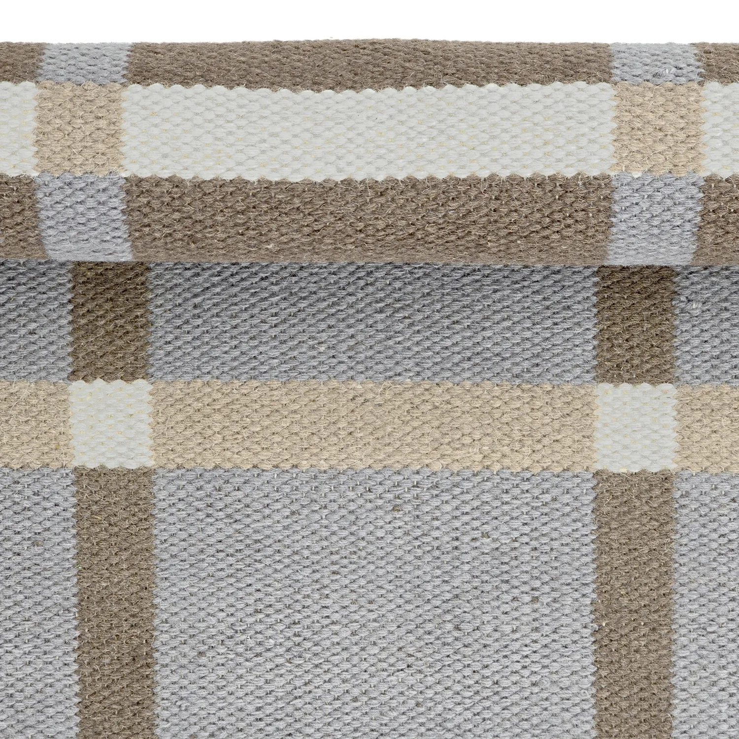 Wool rug - Gingham (no. 7)