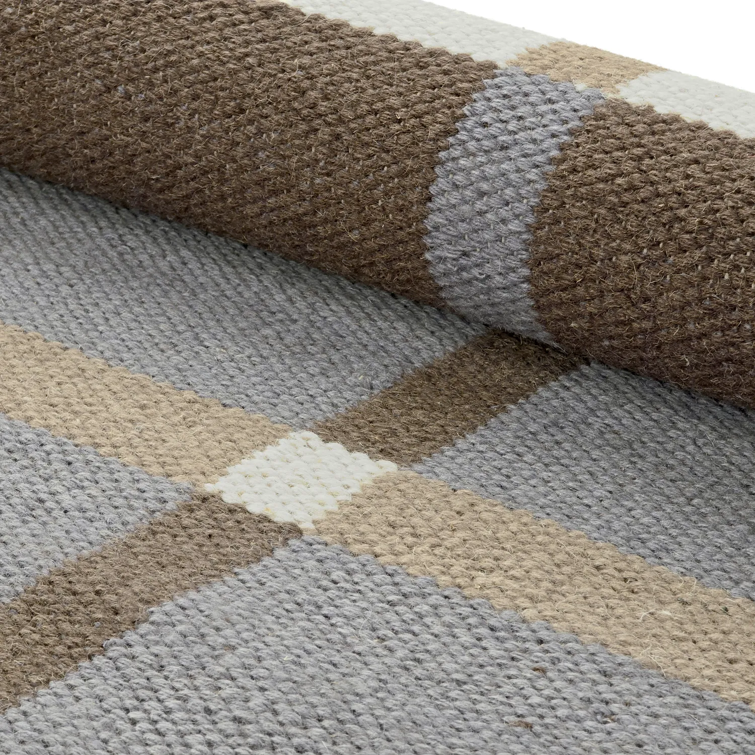 Wool rug - Gingham (no. 7)
