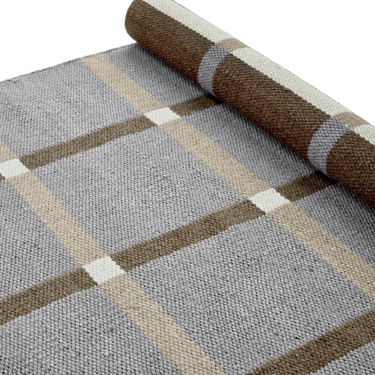 Wool rug - Gingham (no. 7)