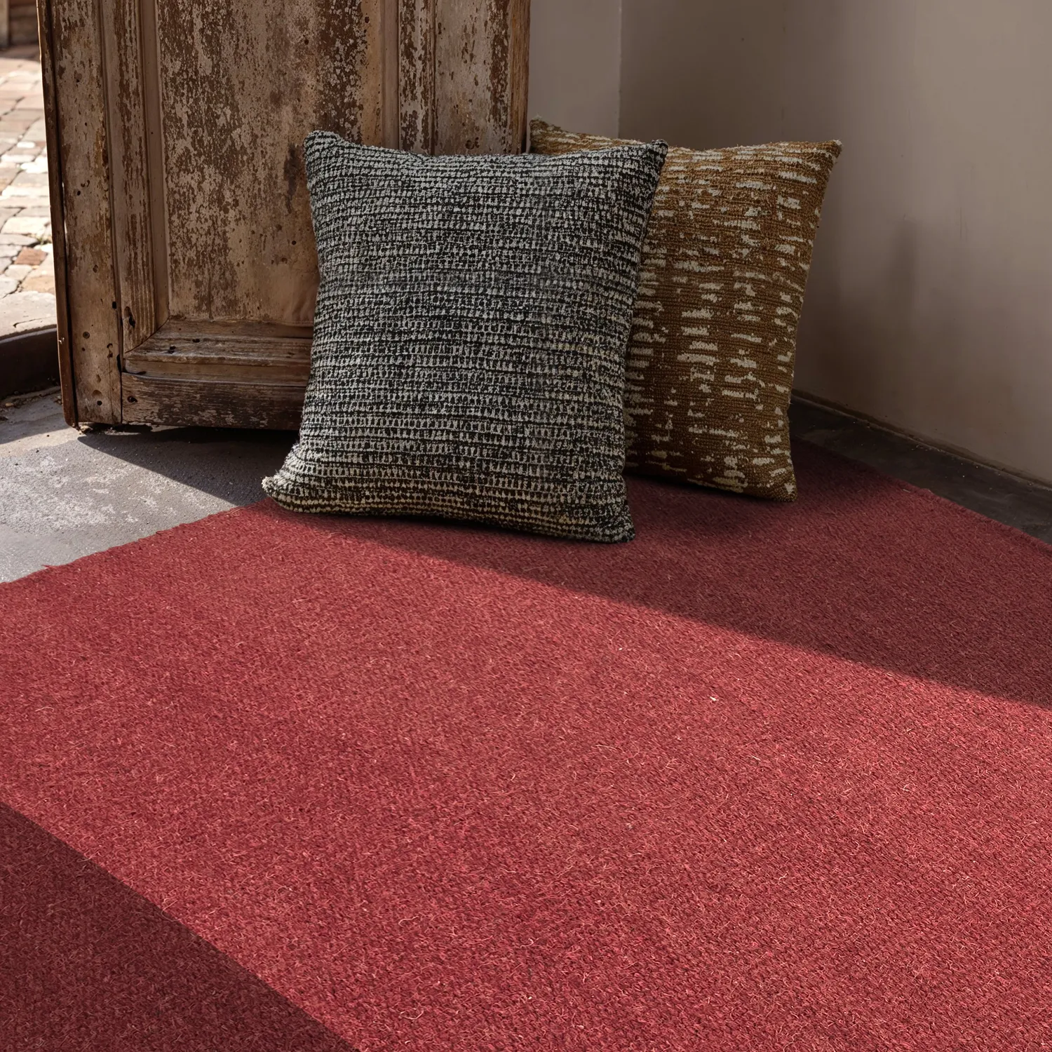 Wool rug - Hamilton (deep red)