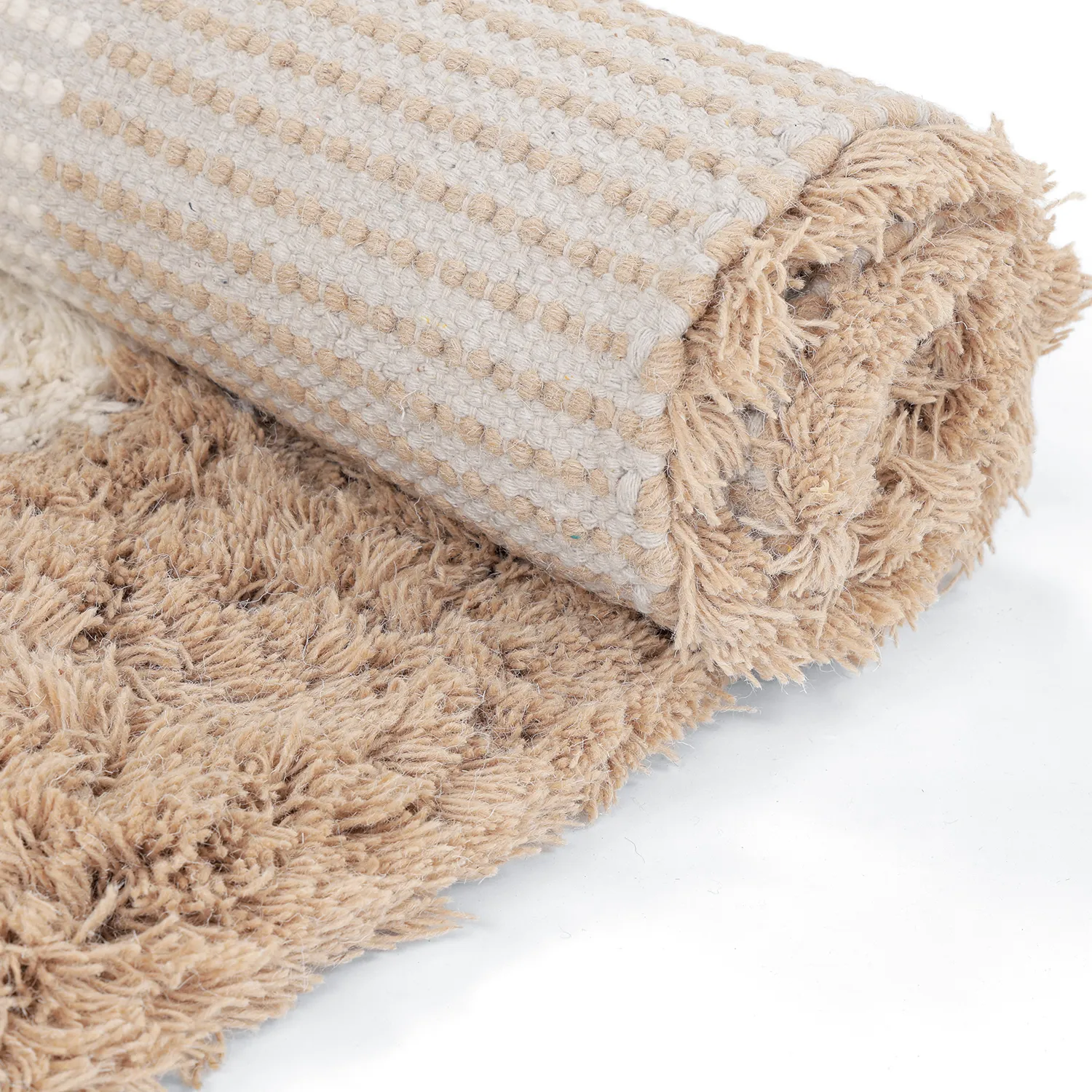 Wool rug - Khenifra Handknot Wool Premium (cream/beige)
