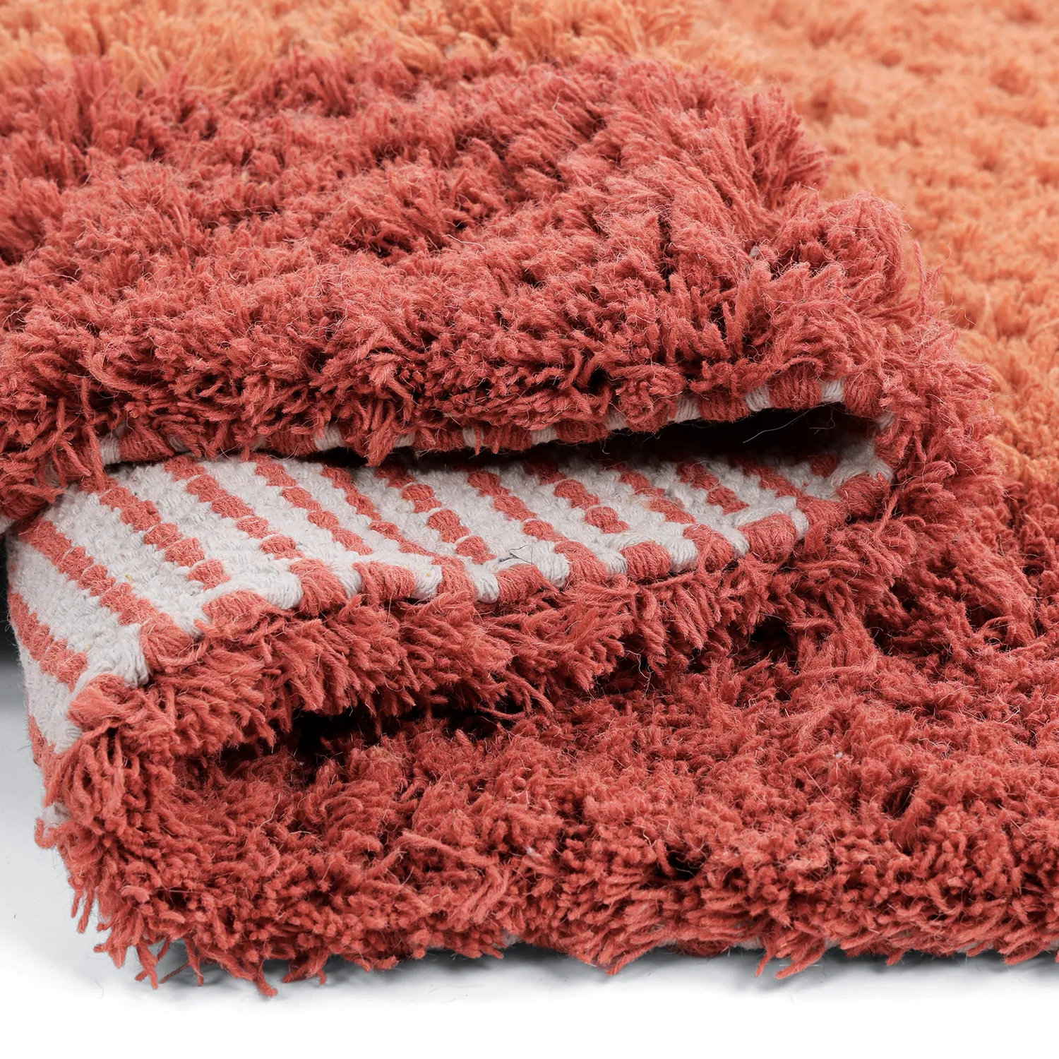 Wool rug - Khenifra Handknot Wool Premium (orange/red)