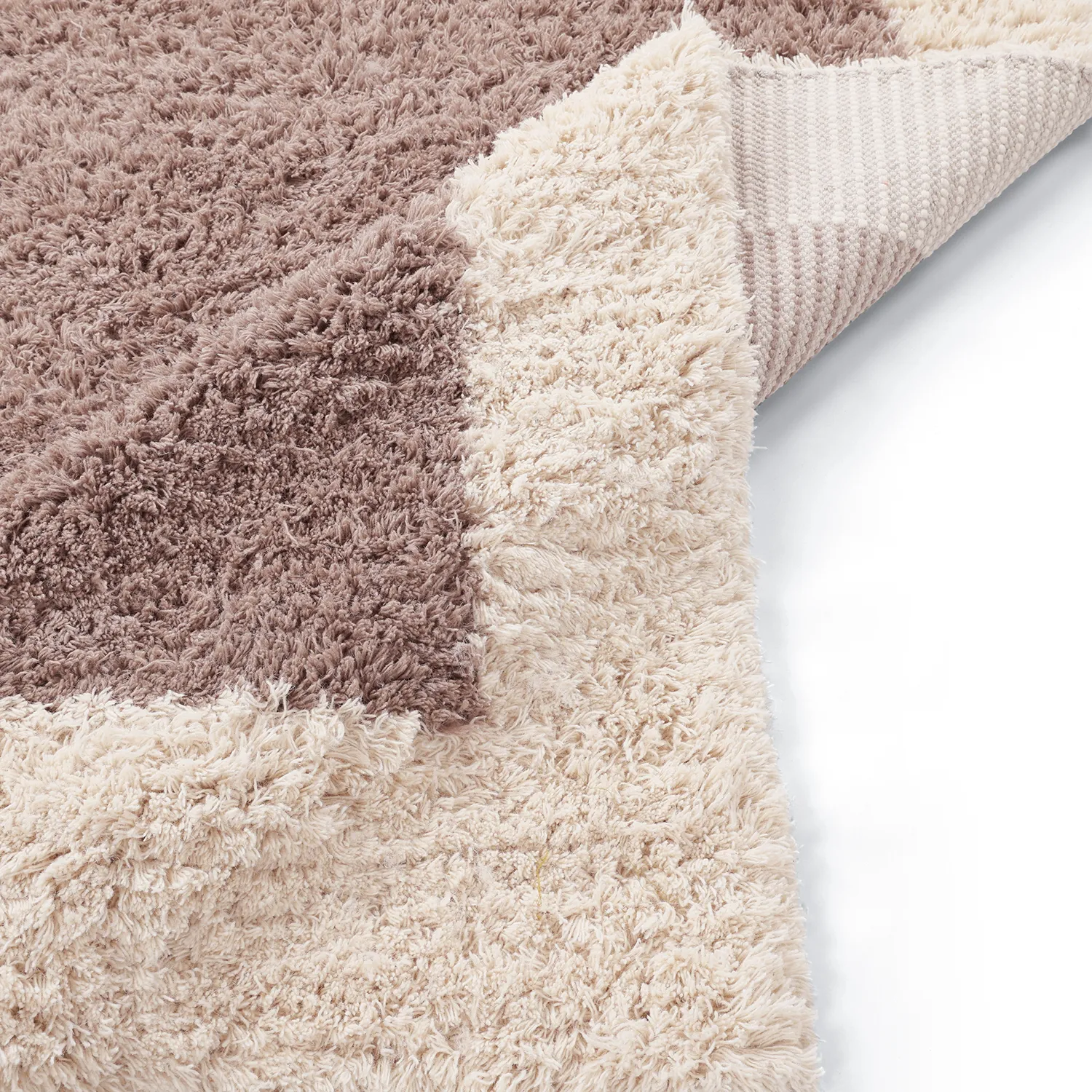 Wool rug - Khenifra Handknot Wool Premium (taupe/cream)