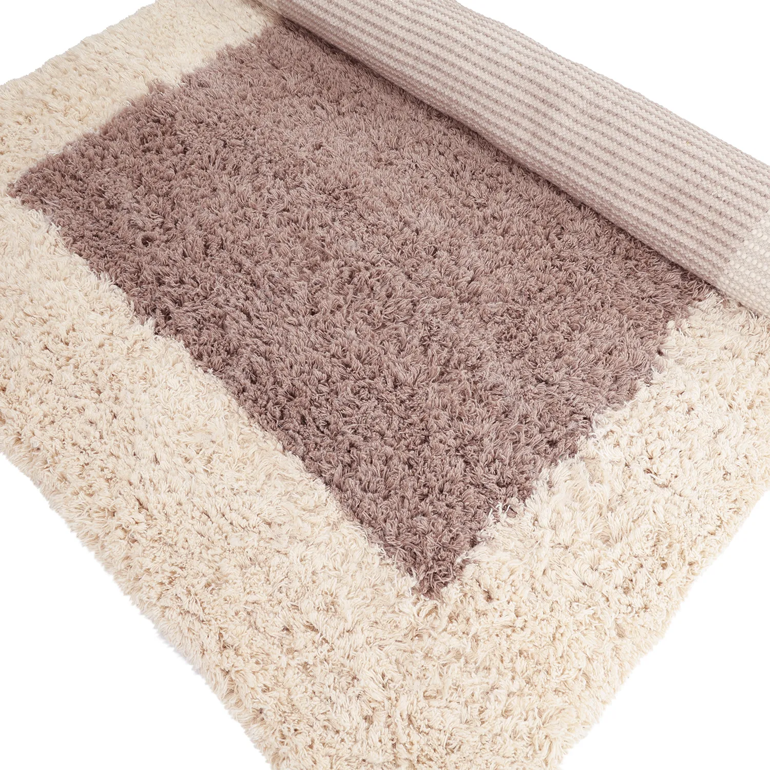 Wool rug - Khenifra Handknot Wool Premium (taupe/cream)