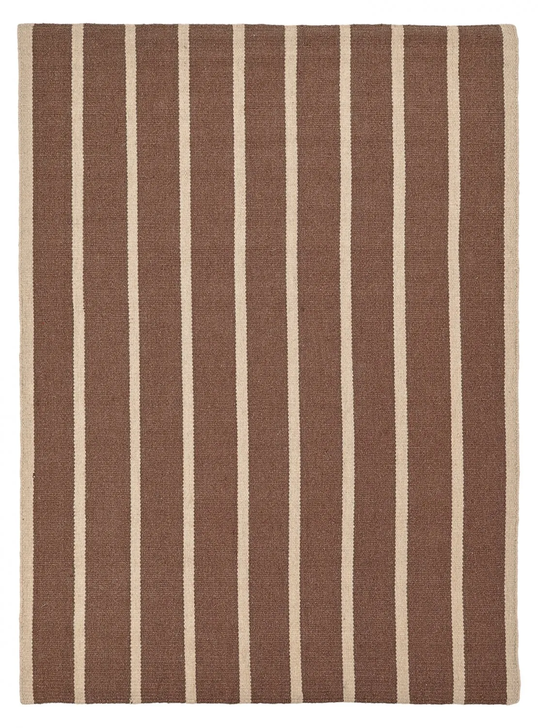 Wool rug - Luton (natural/deep taupe)