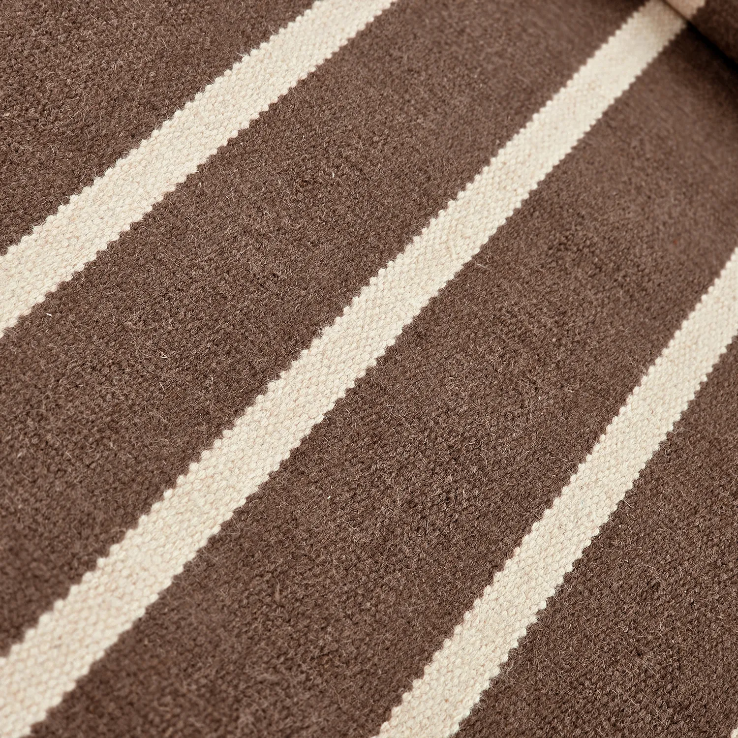Wool rug - Luton (natural/deep taupe)