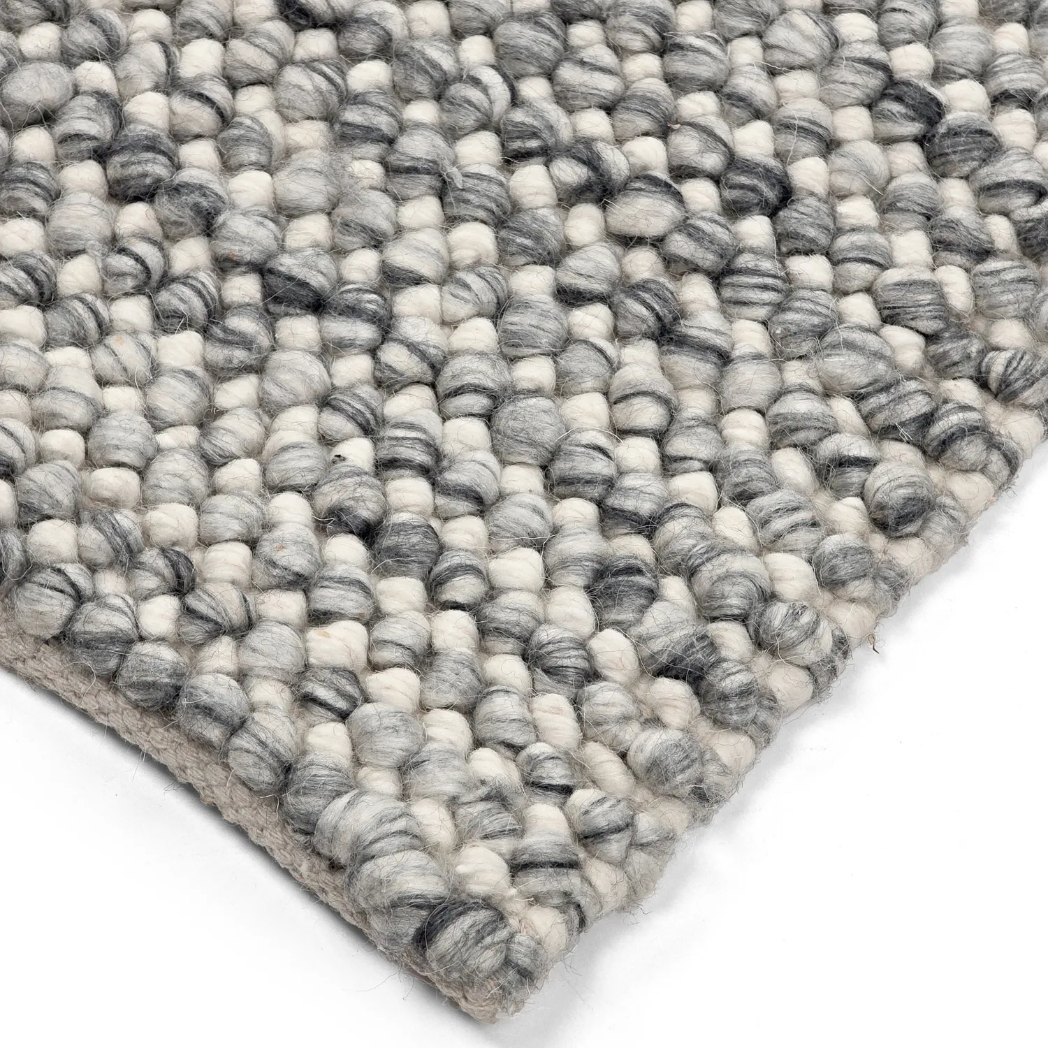 Wool rug - Mesra (grey/white)